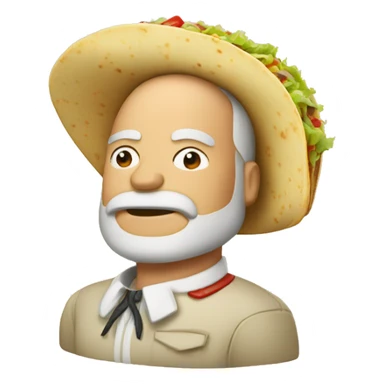 Hemingway taco  sticker