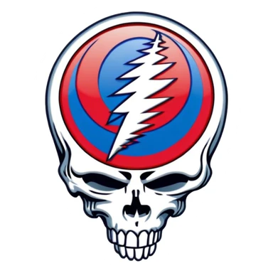 Grateful Dead Steal your face sticker