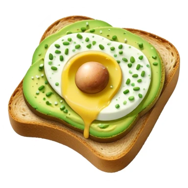avocado toast with salt n pepper sticker