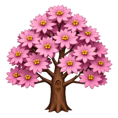 Un arbre rose  sticker
