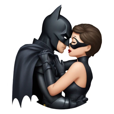 batman kissing catwoman sticker
