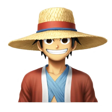 Luffy One Piece Straw Hat sticker