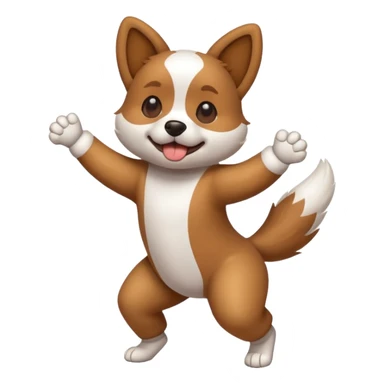 Dog twerking sticker