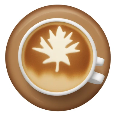 autumn latte comfort sticker