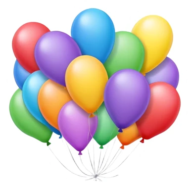 Happy birthday balloons  sticker