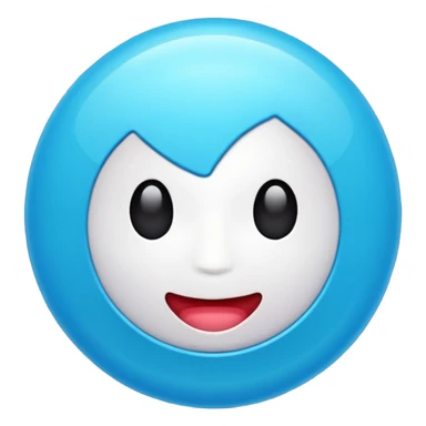 Crea un emoji de la verificación de tik tok casi parecido sticker