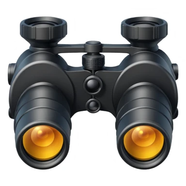 binoculars with large lenses sticker