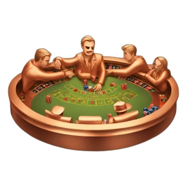 casino-die-in-copper sticker