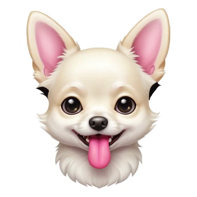 cute white chihuahua sticker
