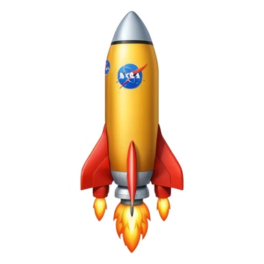 NASA Rocket sticker