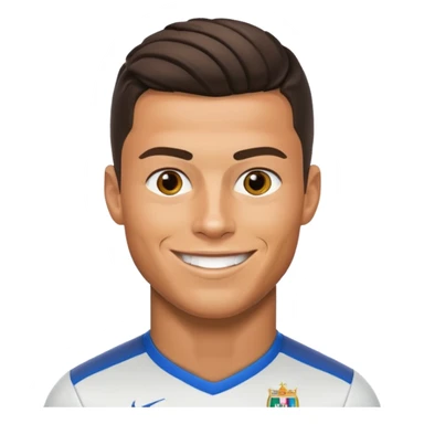 Cristiano Ronaldo football emojis sticker
