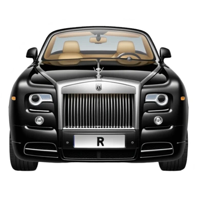 rolls royce noire droptail image to emoji sticker