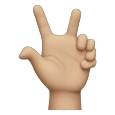 hand ordering to stop sticker