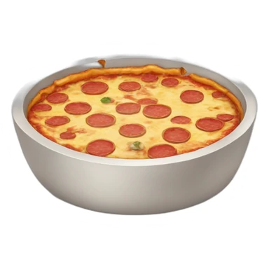 dog bowl with pizza inside sticker