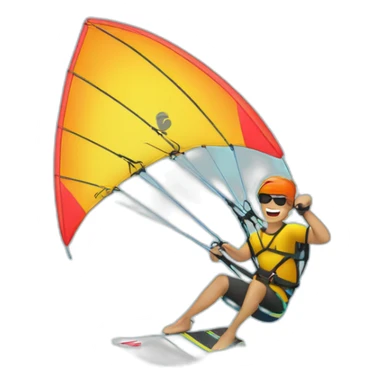 The letter z kitesurfing sticker