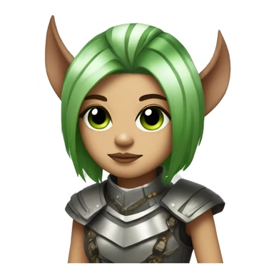 emo warrior queen with green eyeliner and a pet dog named gizmo with a stripe on the foorhed sticker