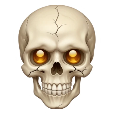 Faz uma caveira com o rosto do it sticker