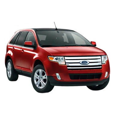 Ford edge red 2010 sticker
