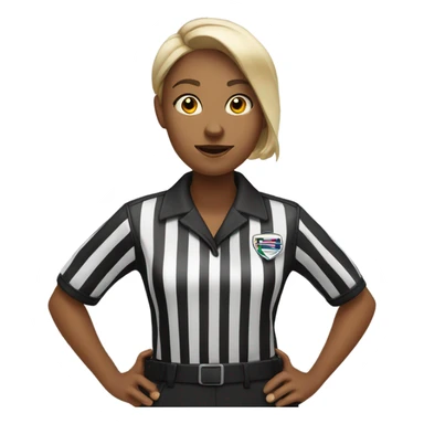 Female referee  sticker