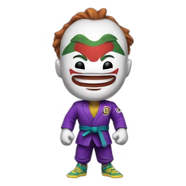 joker jiu jitsu Fighter  sticker