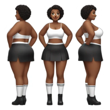 curvy-beauty-black-lifted-skirt-white-knickers-and-long-socks sticker