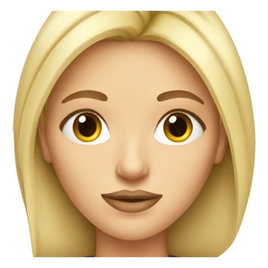 Woman blonde taking a botox injection  sticker