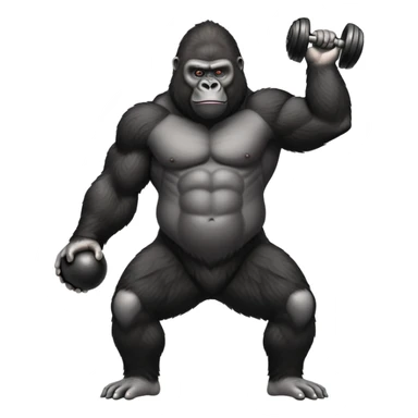 Gorilla kettlebell  sticker