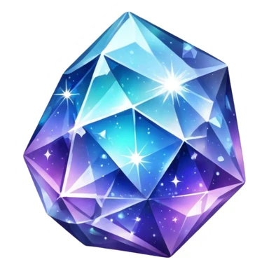 Crystal Mineral Galaxy Sparkle sticker