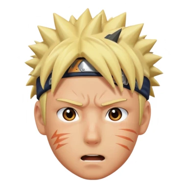 Naruto different reactions sticker