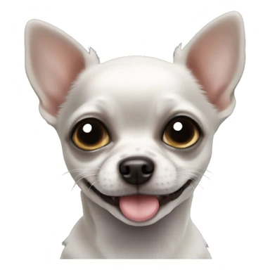 puppy black Chihuahua  sticker