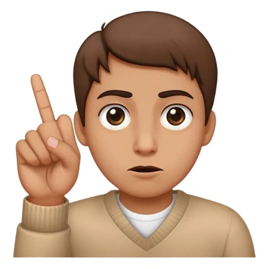 Rolling eyes with middle finger sticker