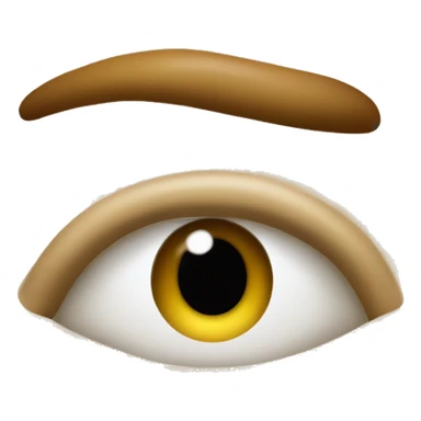 Create an emoji of a face pulling down its lower eyelid with one finger, a skeptical expression typically used to show disbelief or suggest someone is lying. sticker