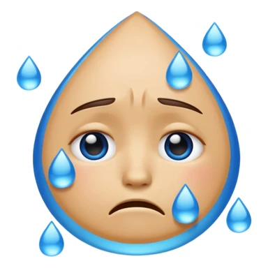 Crying emoji sticker