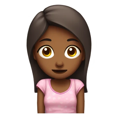 girls having a sleepover sticker