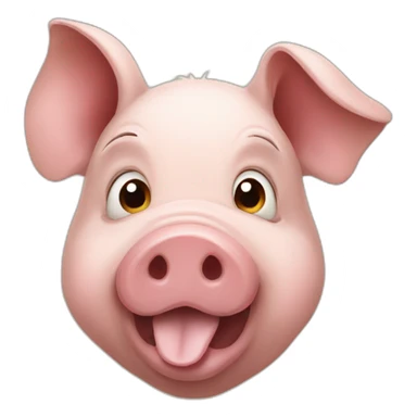 Very Old pig sticker