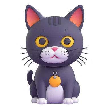 sad cat sticker