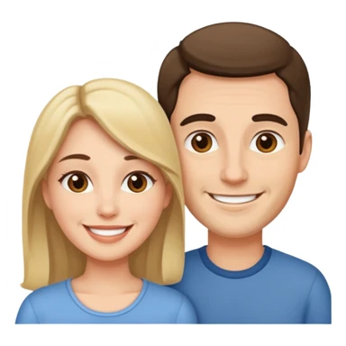 Love wife and me sticker