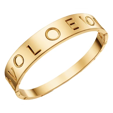 cartier love bracelet gold sticker