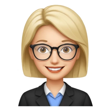 professor woman sticker