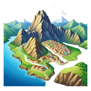 Peru map sticker