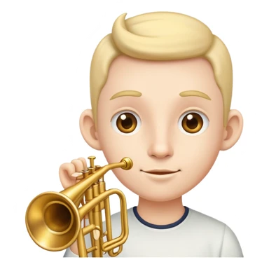 Character with trumpet-shaped ears sticker