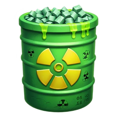 nuclear waste sticker