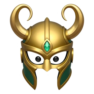 Loki's helmet sticker