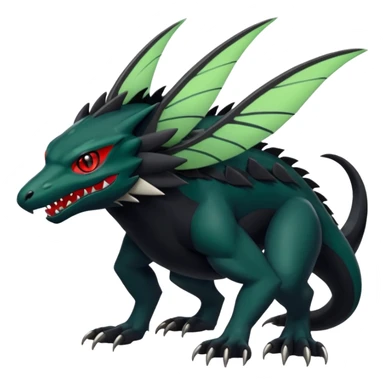  exotic Fakémon-Pokémon-Nargacuga-Vernid-creature sticker