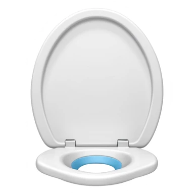 Baby toilet seat without a lid  sticker