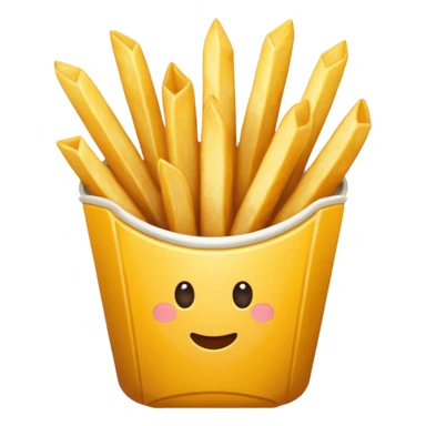 Fries and onion fries sticker