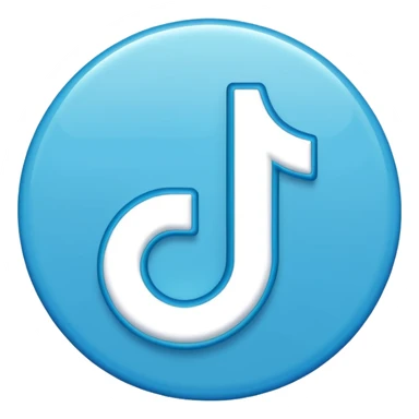 Verificación azul de tiktok sticker