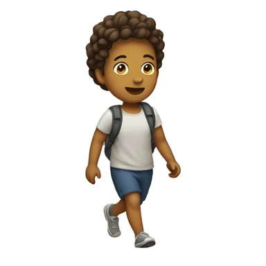 Una persona caminando sola sticker