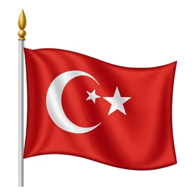 Turkish flag sticker