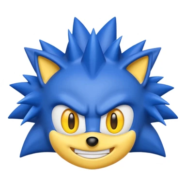 emoji sonic sticker